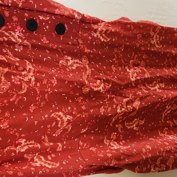 Zara Paisley Sleeveless Jumpsuit, nwt - Picture 4 of 12